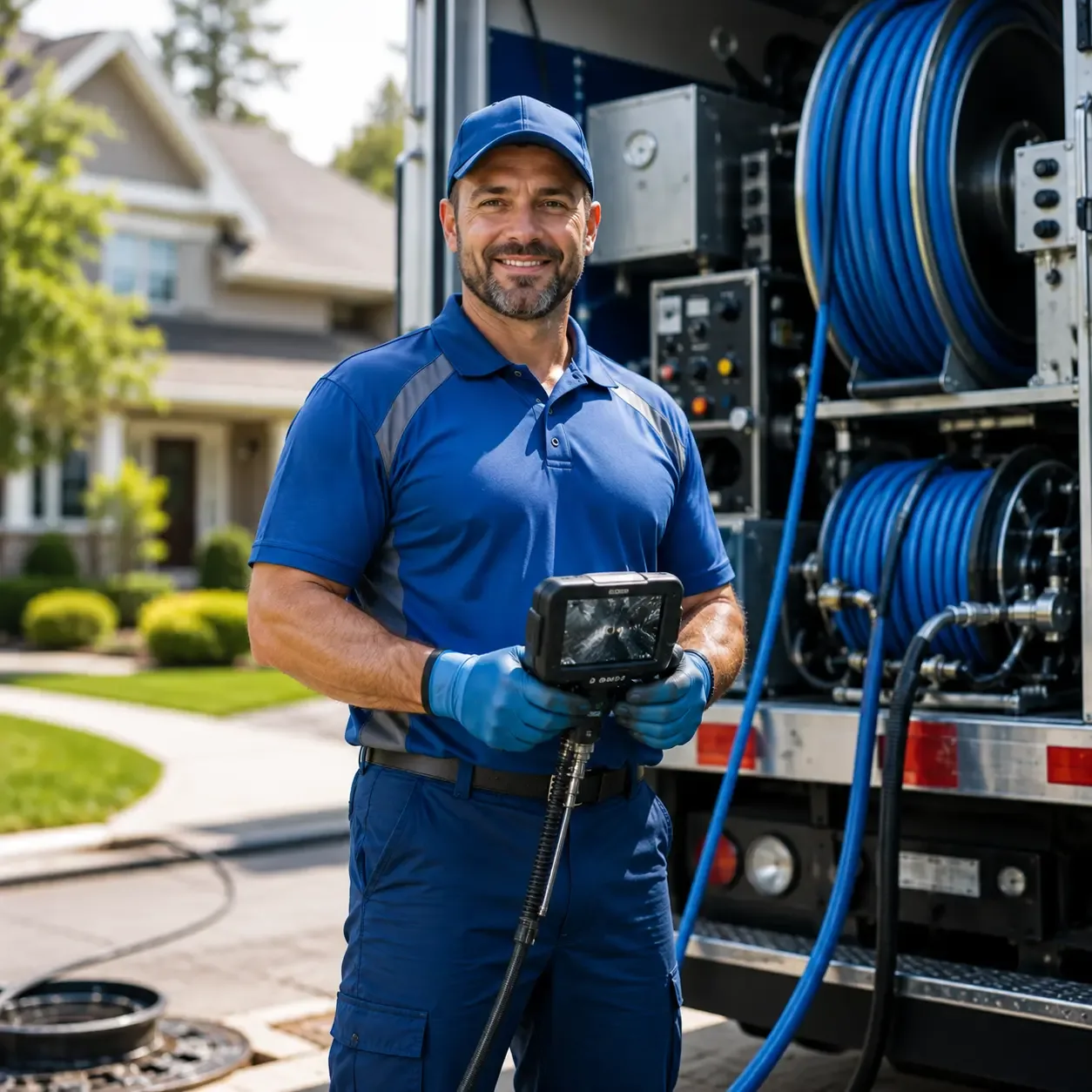 Local outdoor drain cleaning specialists in Hampstead, NH